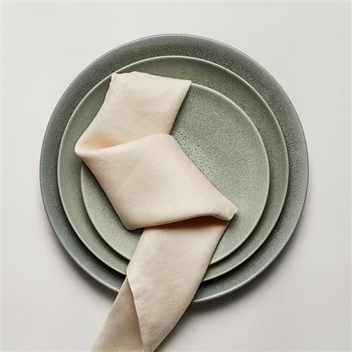 L'Objet Terra Modern Classic Green Porcelain Dinner Plate - Thumbnail 2