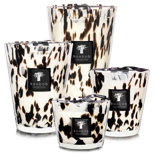 Baobab Collection Black Pearls Modern Classic Glass Scented Candle - Small - Thumbnail 2