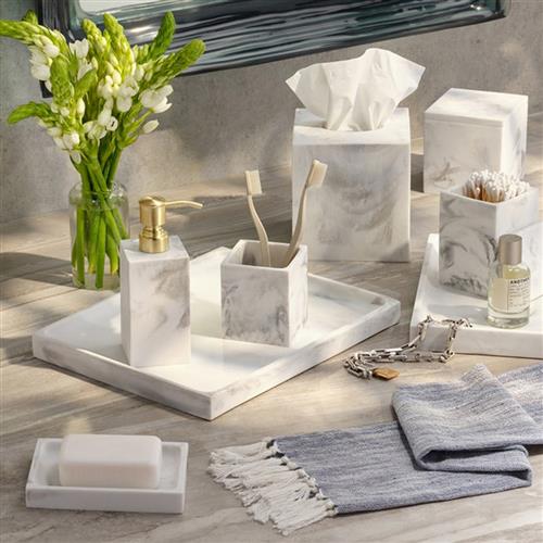 Pigeon and Poodle Parma Resin Brush Holder - Thumbnail 4