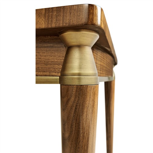 Ronin Modern Classic Brown Walnut Desk - Thumbnail 3