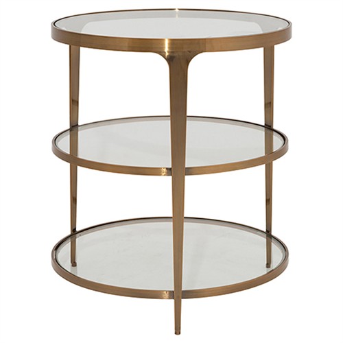Vienna Round End Table
