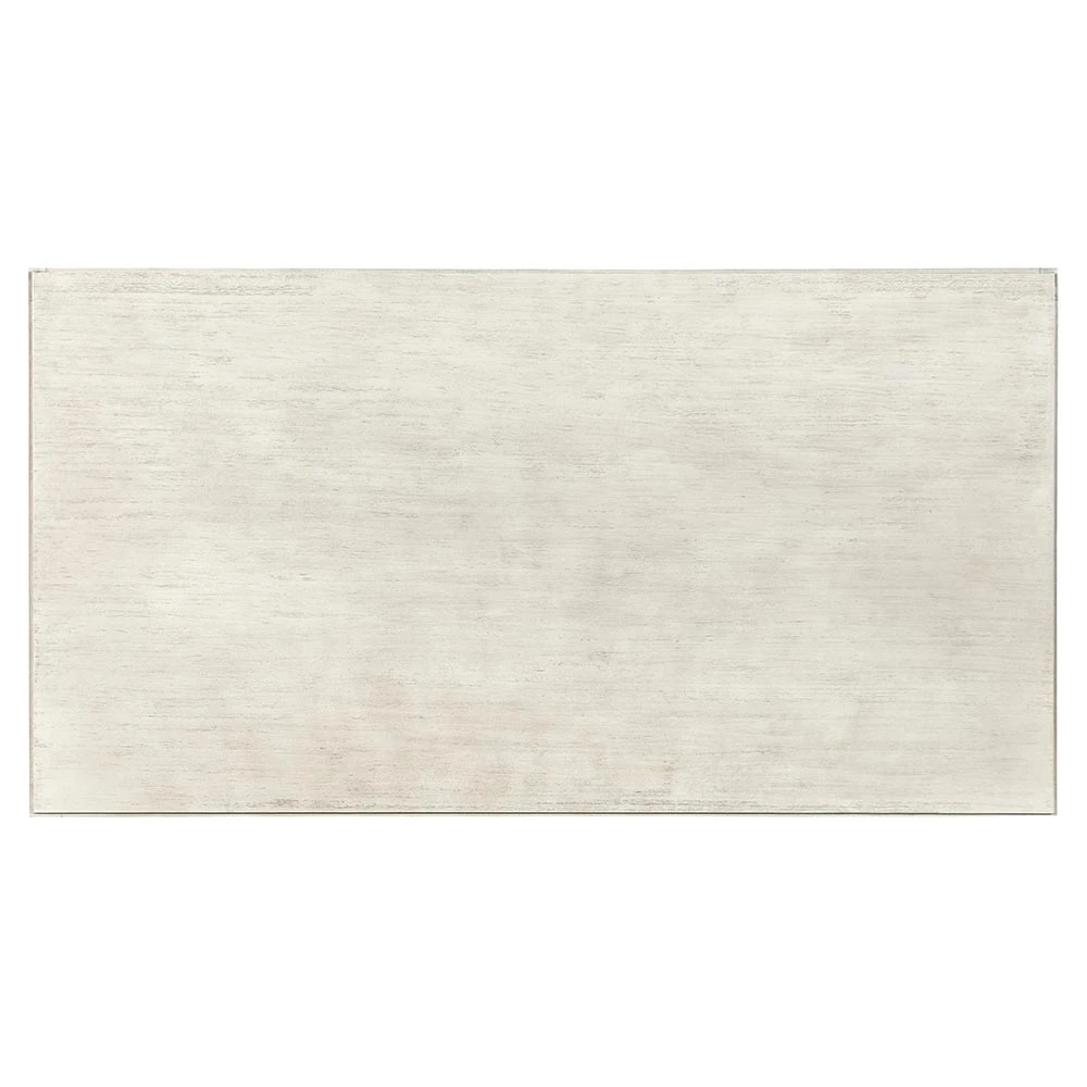 The surface of a white wooden table