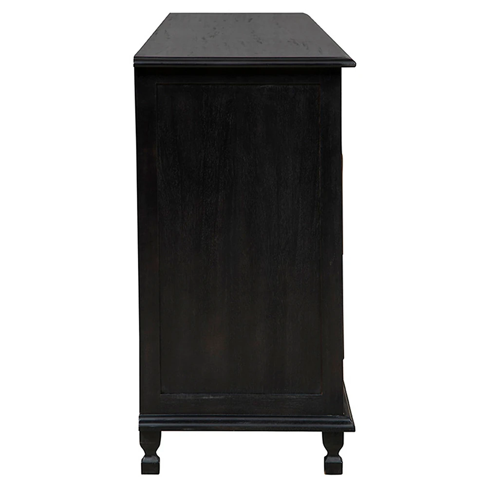 Black sideboard back