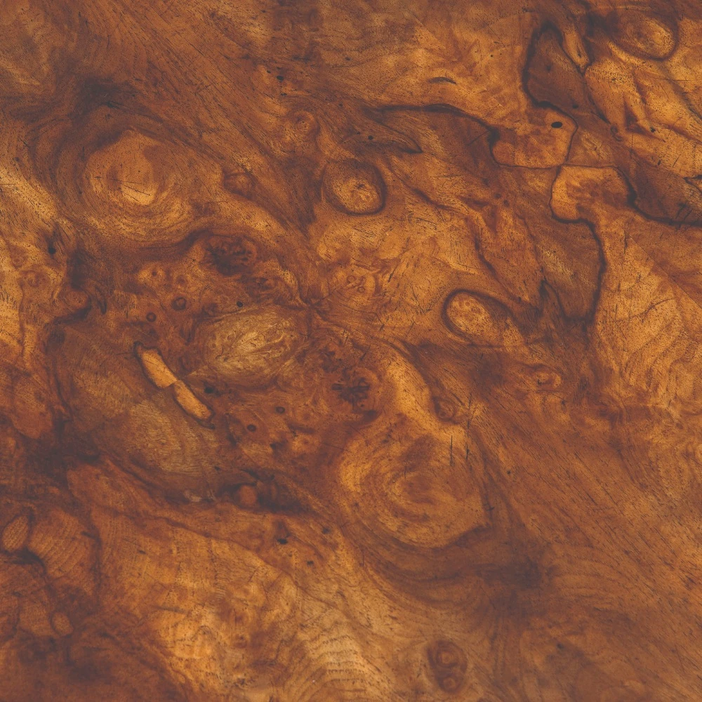a close-up of the wood grain on the cabinet