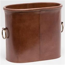 Pigeon and Poodle Ogden Modern Classic Tobacco Leather Magazine Holder|