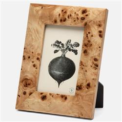 Pigeon And Poodle Narvik Rustic Burl Maple Veneer Picture Frame - 4x6|