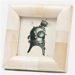 Pigeon And Poodle Vannes Coastal Beach Natural Bone Picture Frame - 5x5|