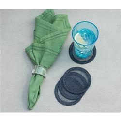 Betty Modern Classic Green Cotton Napkin - Set of 4|