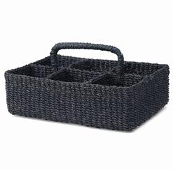 Voru Coastal Beach Blue Abaca Glassware Storage|