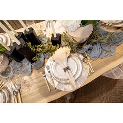 Neela Modern Classic Gold Brass Napkin Ring - Set of 4|