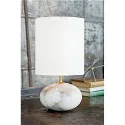 Modern Classic White Alabaster Table Lamp|