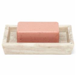 Pigeon and Poodle Athlone Modern Classic Beige Marble Soap Dish|