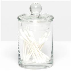 Pigeon and Poodle Darby Modern Classic Clear Glass Canister - Small|