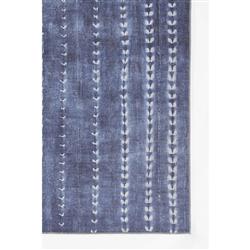 Jaime Coastal Beach Blue Patterned Rug - 7'6"x9'6"|