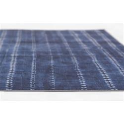 Jaime Coastal Beach Blue Patterned Rug - 7'6"x9'6"|