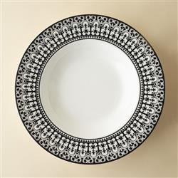 Casablanca Global Bazaar Black Porcelain Soup Bowl|