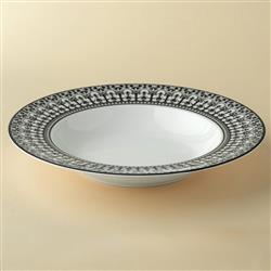 Casablanca Global Bazaar Black Porcelain Soup Bowl|