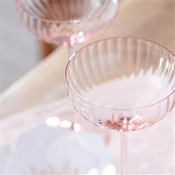 Quinn Modern Classic Rose Coupe Glass - Set of 2|