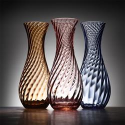 Quinn Modern Classic Amber Glass Carafe|