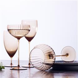 Quinn Modern Classic Amber Red Wine Glass - Set of 2|