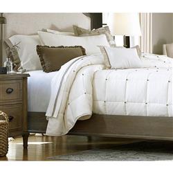 Katrina French Country Brown Wood 2 Drawer Nightstand|