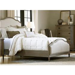 Katrina French Country Brown Wood 2 Drawer Nightstand|