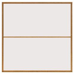 Century Logan Modern Clear Tempered Glass Brass Metal Square Coffee Table|