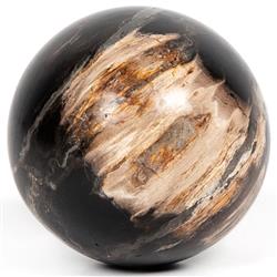 Conor Rustic Lodge Black Accent Brown Wood Round Decorative Objects - Set of 3|