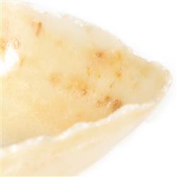 Meryll Coastal Beach Natural Beige Onyx Stone Oval Decorative Bowl|