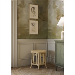 Malinda French Country Figure Gold Frame Illustration VIII|