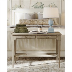 Tahoe French Country Vintage Brown 2 Drawer Desk|