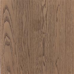 Clarence Rustic Lodge Brown Oak Wood Clear Glass Door Display Case|