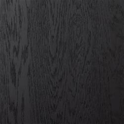 Clarence Rustic Lodge Black Oak Wood Clear Glass Door Large Display Case|