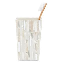 Pigeon and Poodle Cortona Coastal Beach Silver Shell Bath Collection|