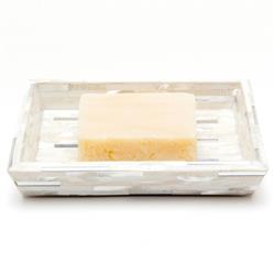 Pigeon and Poodle Cortona Coastal Beach Silver Shell Bath Collection|