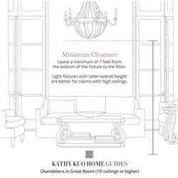 Palecek Everly Coastal Beach Espresso Abaca Rope Shaded Chandelier|