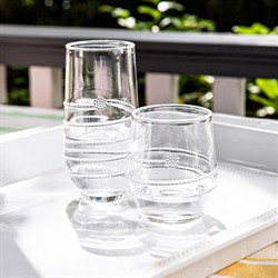 Juliska Amalia Modern Classic Clear Acrylic Tumbler|