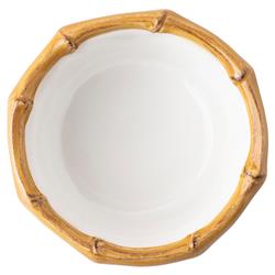 Juliska Bamboo Coastal Beach White Ceramic Ramekin|