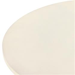 Barley Industrial Loft White Concrete Round Outdoor Coffee Table|