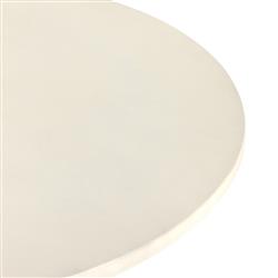 Barley Industrial Loft White Concrete Round Outdoor Coffee Table|