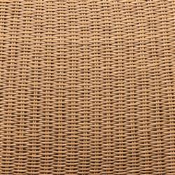 Ivanna Coastal Beach Brown Woven Wicker Outdoor Lounge Chair|