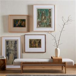 Santiago Rustic Lodge Natural Teak Wood Square Outdoor Stool|