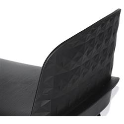 Lou Industrial Loft Black Steel Low Back Outdoor Counter Stool - Set of 2|