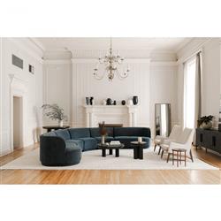 Gino Industrial Loft Black Concrete Round Outdoor Side Table|