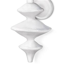 Hope Modern Classic White Steel Wallchiere Sconce|