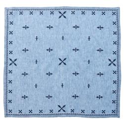 Fez Global Bazaar Periwinkle Linen Napkin - Set of 4|