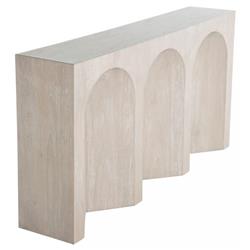 Arlee Modern Classic Beige Wood Console Table|