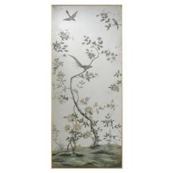 John-Richard Roku French Country Valyrian Gold Metal Floor Mirror - Set of 2|