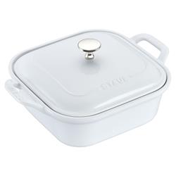 Staub Modern Classic White Ceramic 4 Piece Mixed Baking Dish Set|