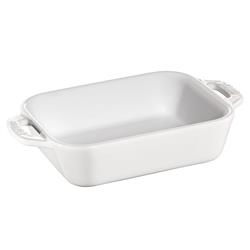 Staub Modern Classic White Ceramic 4 Piece Mixed Baking Dish Set|